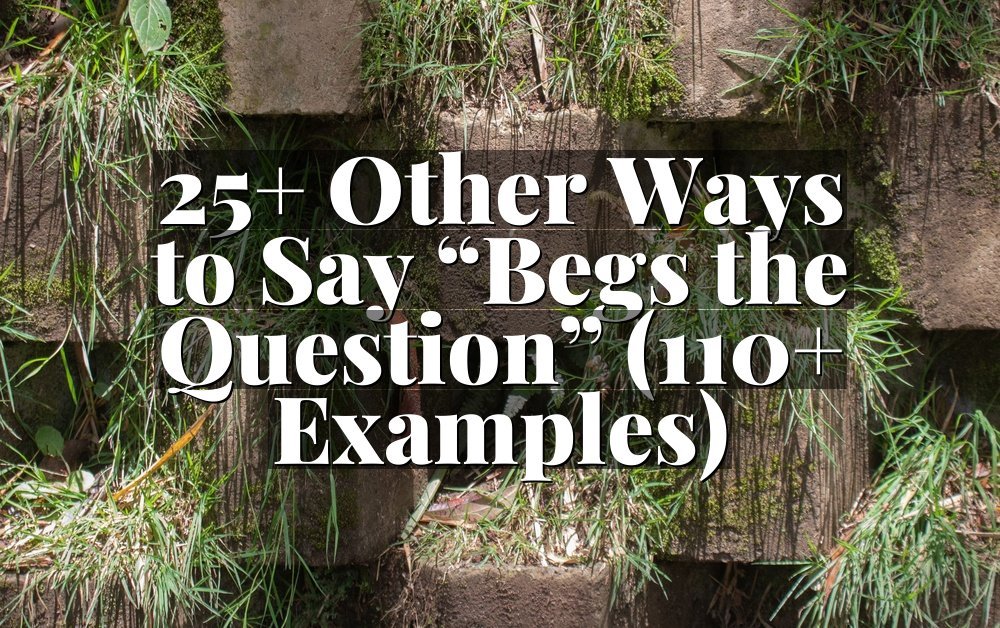 25+ Other Ways to Say “Begs the Question” (110+ Examples)