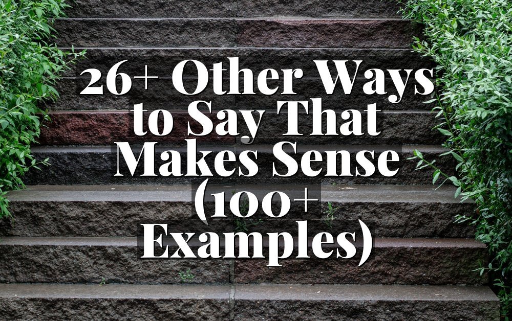 26+ Other Ways to Say That Makes Sense (100+ Examples)