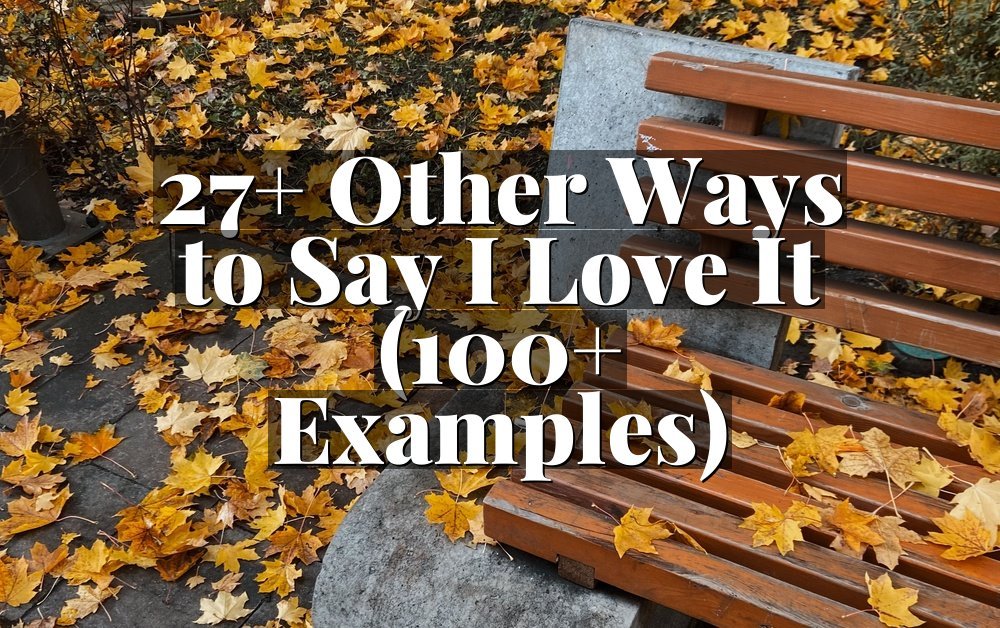 27+ Other Ways to Say I Love It (100+ Examples)