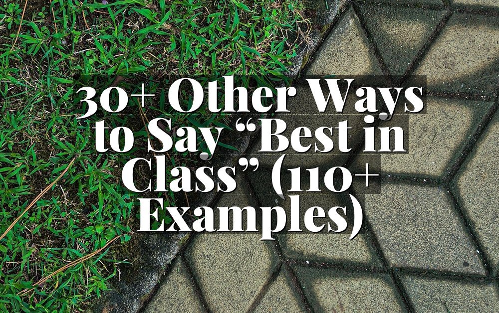 30+ Other Ways to Say “Best in Class” (110+ Examples)