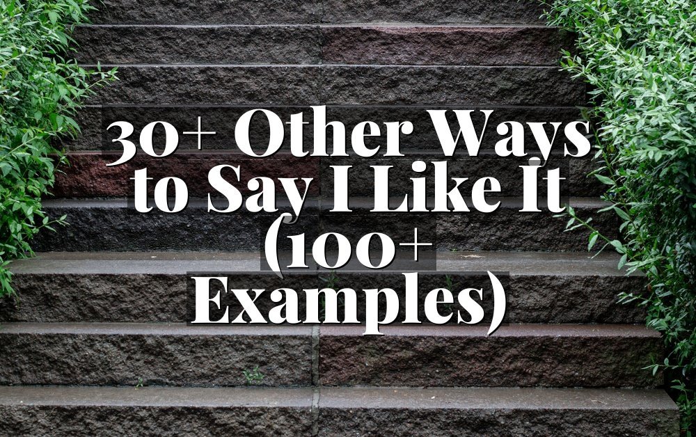 30+ Other Ways to Say I Like It (100+ Examples)